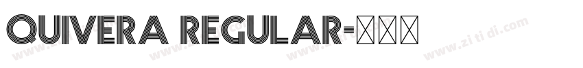 Quivera Regular字体转换 Quivera Regular字体转换